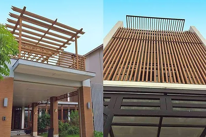 Lam che nắng gỗ nhựa