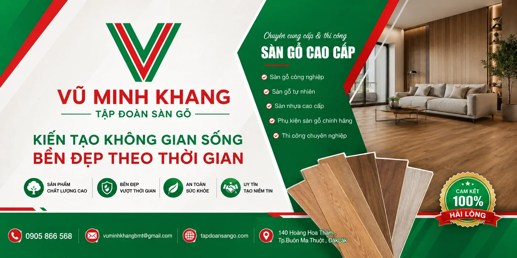 Kiến tạo không gian sống bền đẹp theo thời gian
